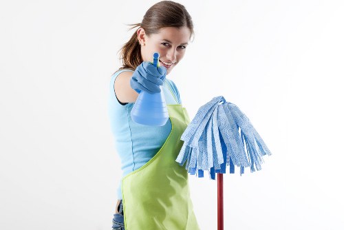 Professional one off cleaning service for a Chelsea townhouse interior