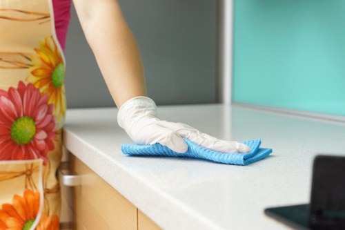Professional upholstery cleaning for a fabric sofa in a Chelsea home