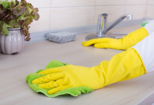 Detailed kitchen cleaning in a Chelsea home as part of a one-off visit