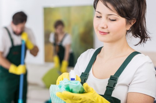 Local facade cleaning service working on a Chelsea property