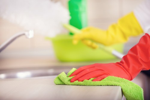 Local Chelsea cleaners working in a townhouse and apartment setting